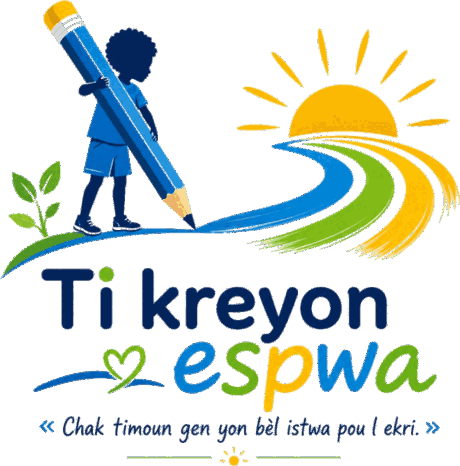 Ti kreyon espwa — Chak timoun gen yon bèl istwa pou l ekri.